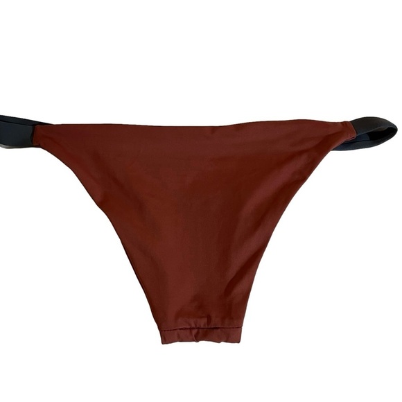 TAVIK Swimwear Heather Bikini Bottom Size Small Swim Surfer Beachy Rust & Gray - Picture 9 of 10